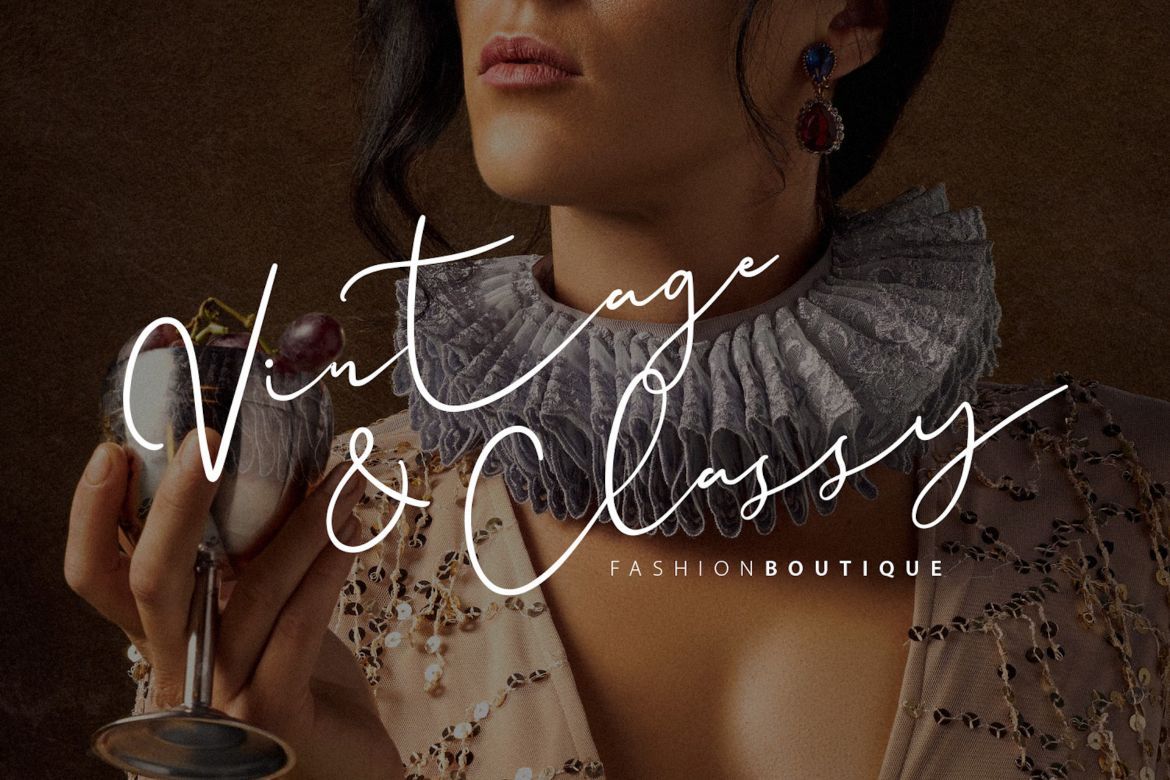 Paulina Elegance Script Font - view 6