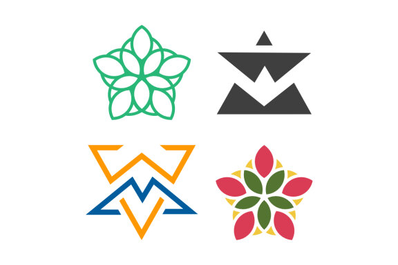 MW star ornament outline - Free Logo Shapes