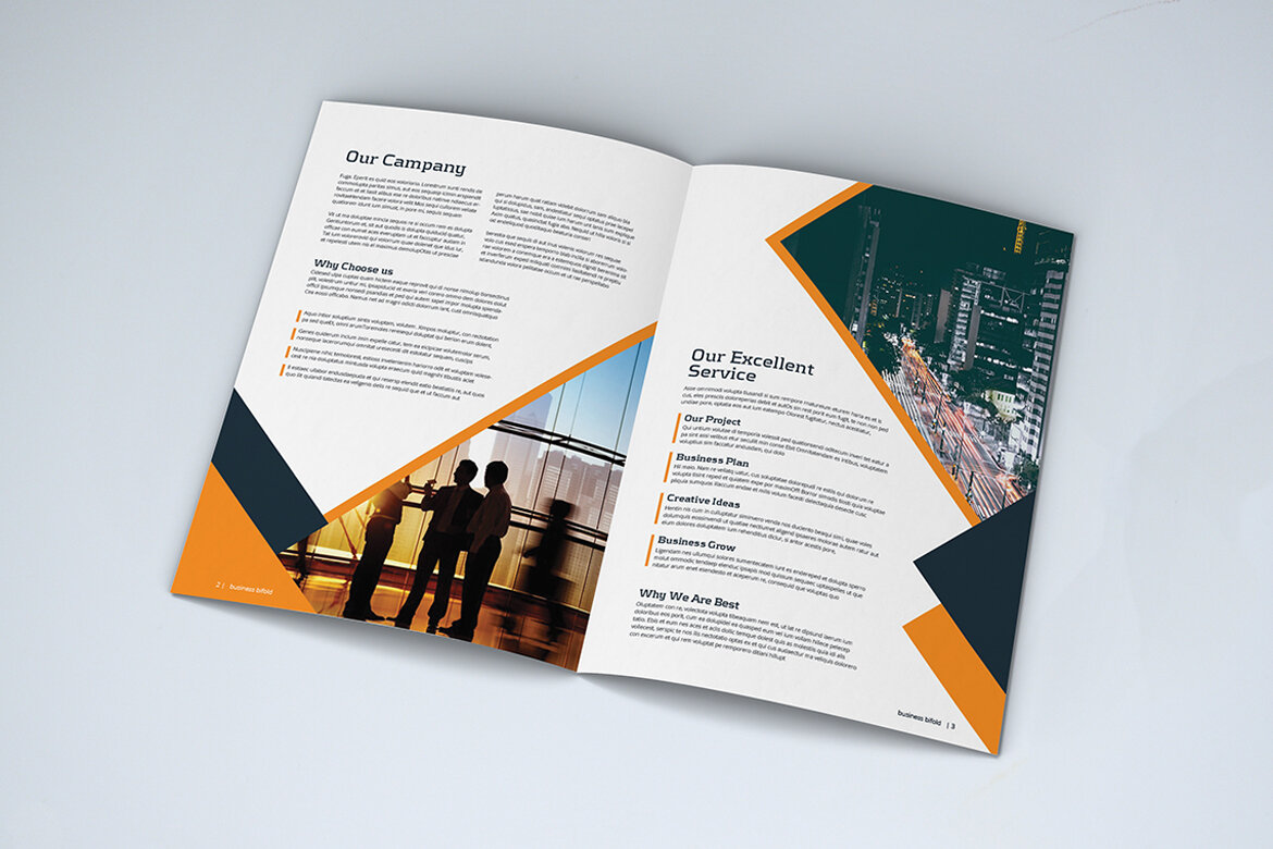 BiFold Modern Business Brochure FREE Template - view 4