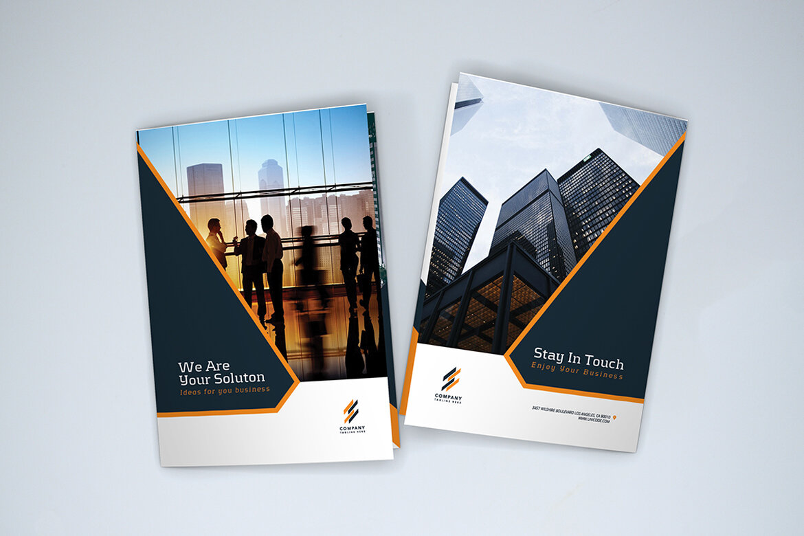 BiFold Modern Business Brochure FREE Template alternate