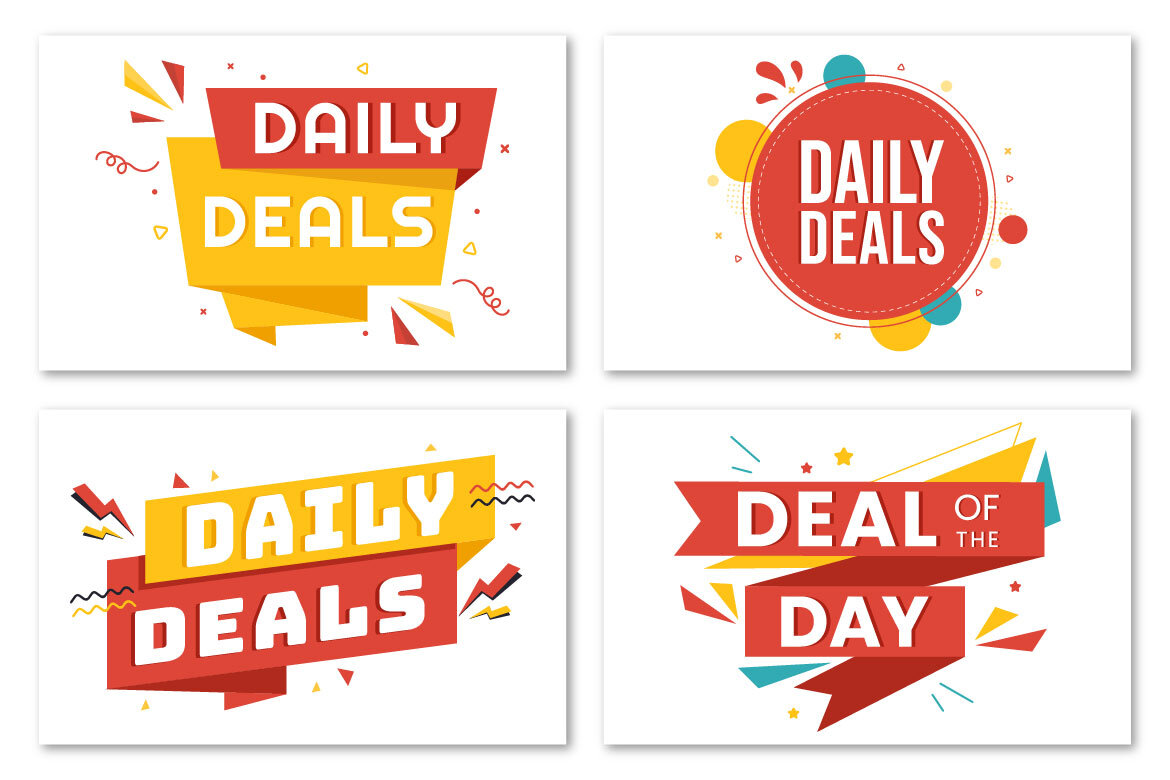 17 Daily Deals of The Day FREE Illustrations - view 2