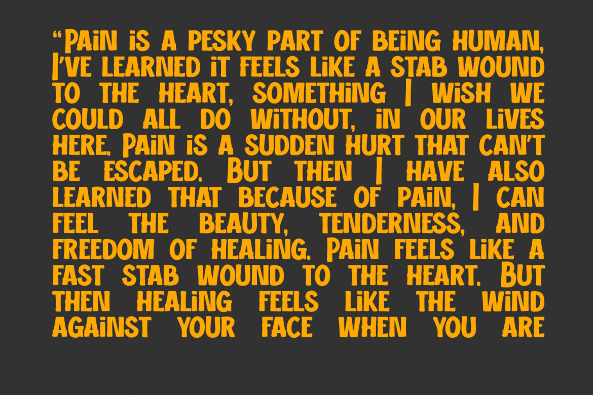 Hork Beans Handwritten FREE Font - view 3