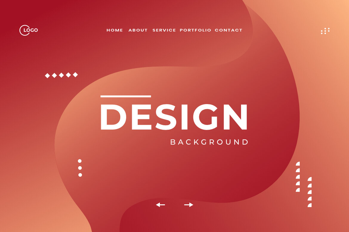 Abstract Fluid Gradient Wave - Free Backgrounds - view 4