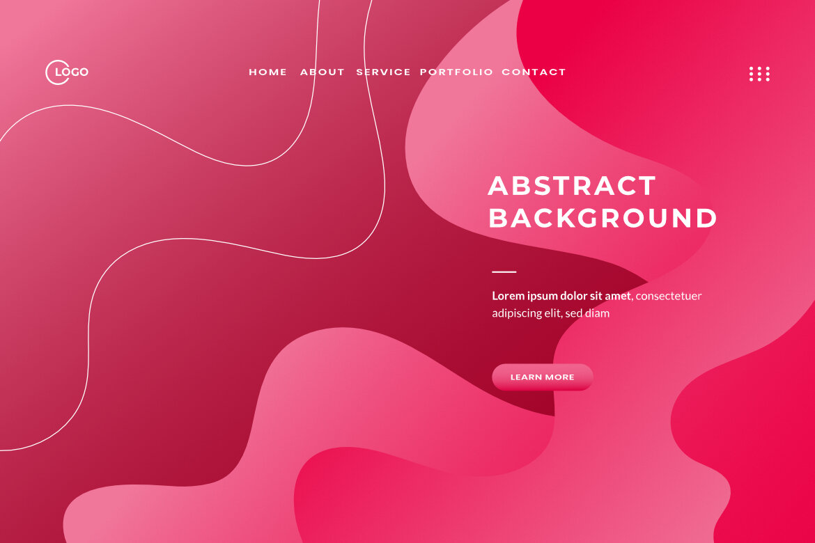 Abstract Fluid Gradient Wave - Free Backgrounds - view 8