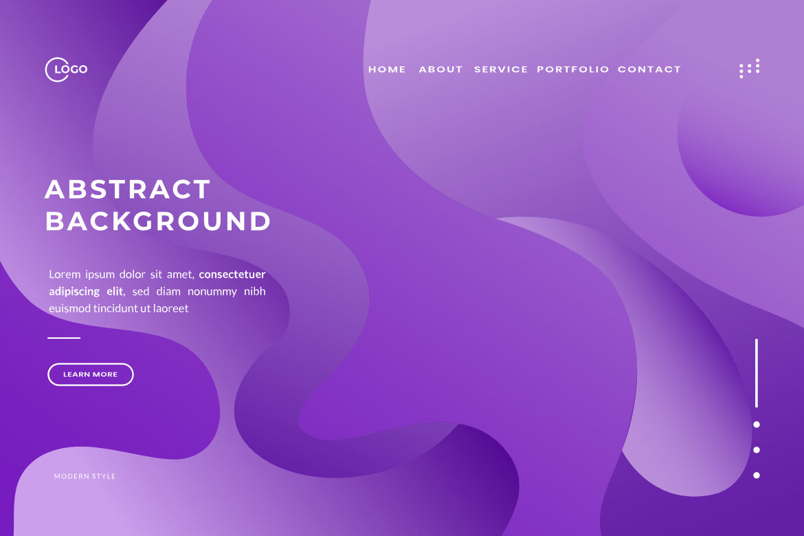 Abstract Fluid Gradient Wave - Free Backgrounds - view 7