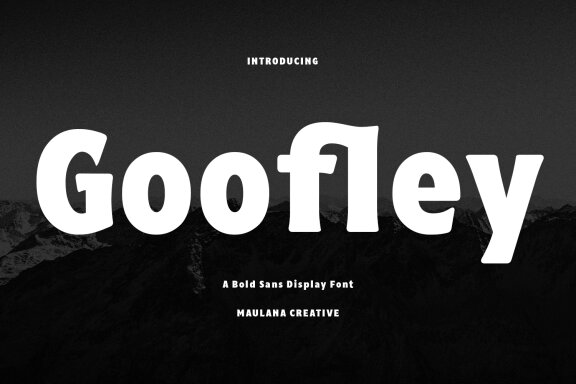 Goofley Display Sans Retro FREE Font