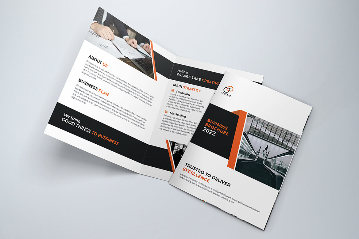 BiFold Business Brochure FREE Template - view 3