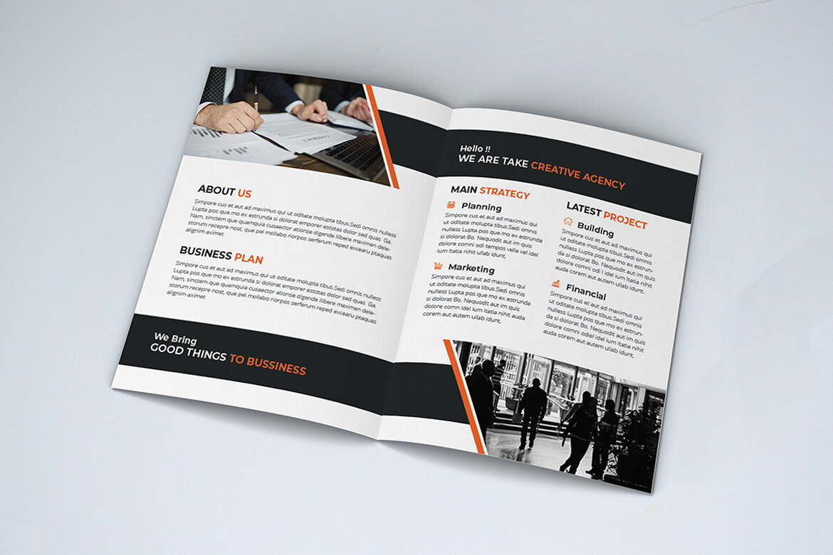 BiFold Business Brochure FREE Template - view 4