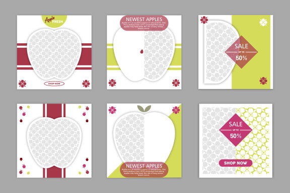 FEED INSTAGRAM APPLE - Free Vector Designs