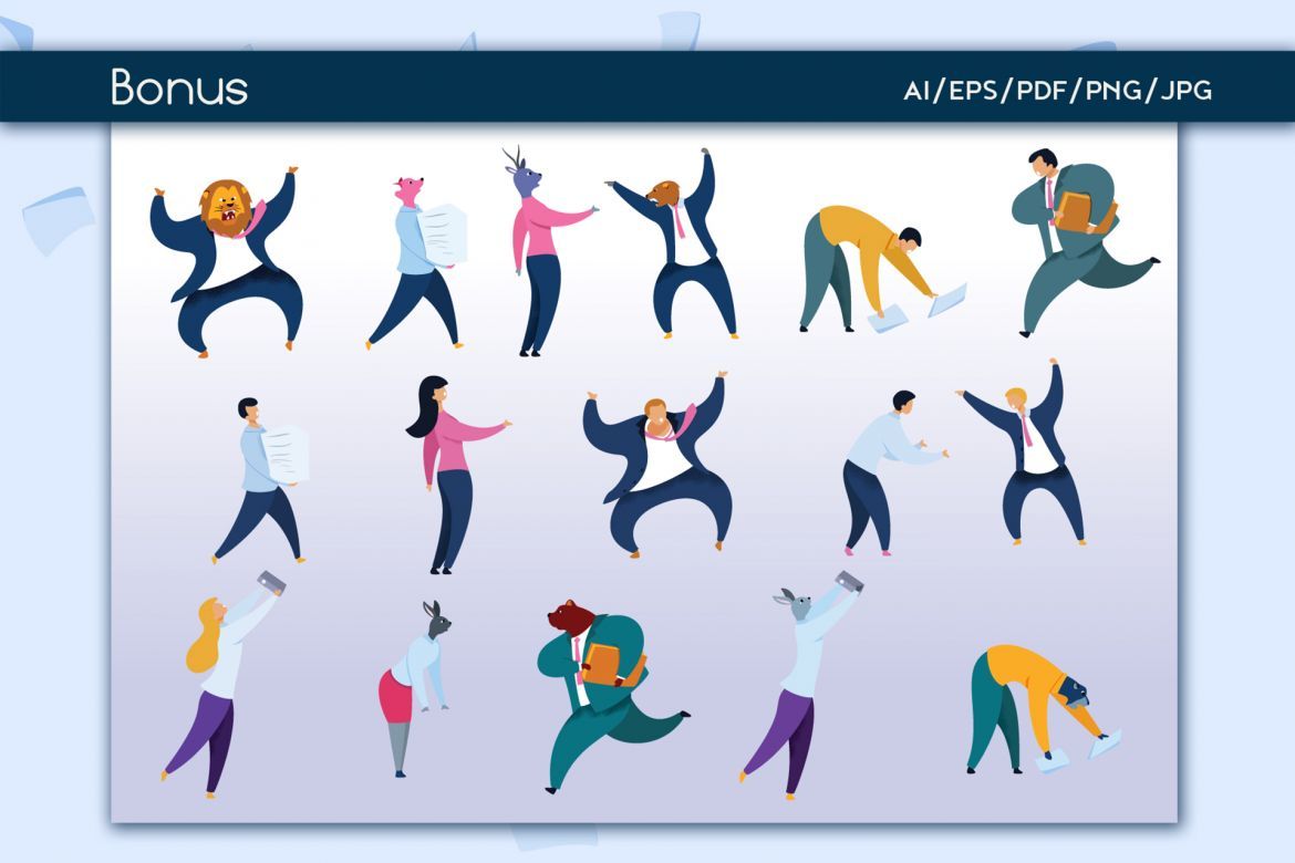 Office Destroy Flat Collection alternate