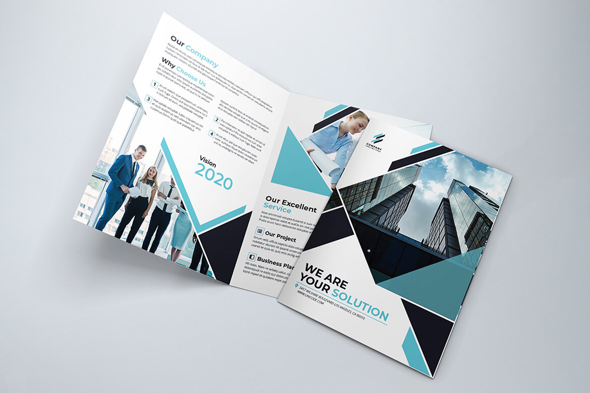 BiFold Business FREE Brochure Template - view 3