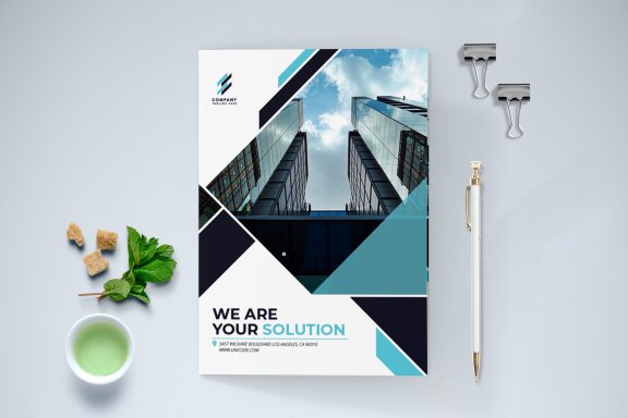 BiFold Business FREE Brochure Template