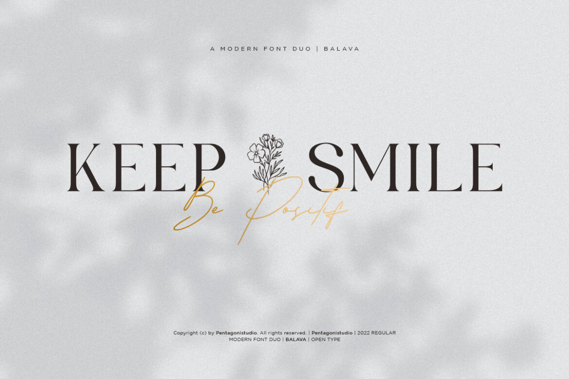 Balava | FREE Demo Duo Font - view 2