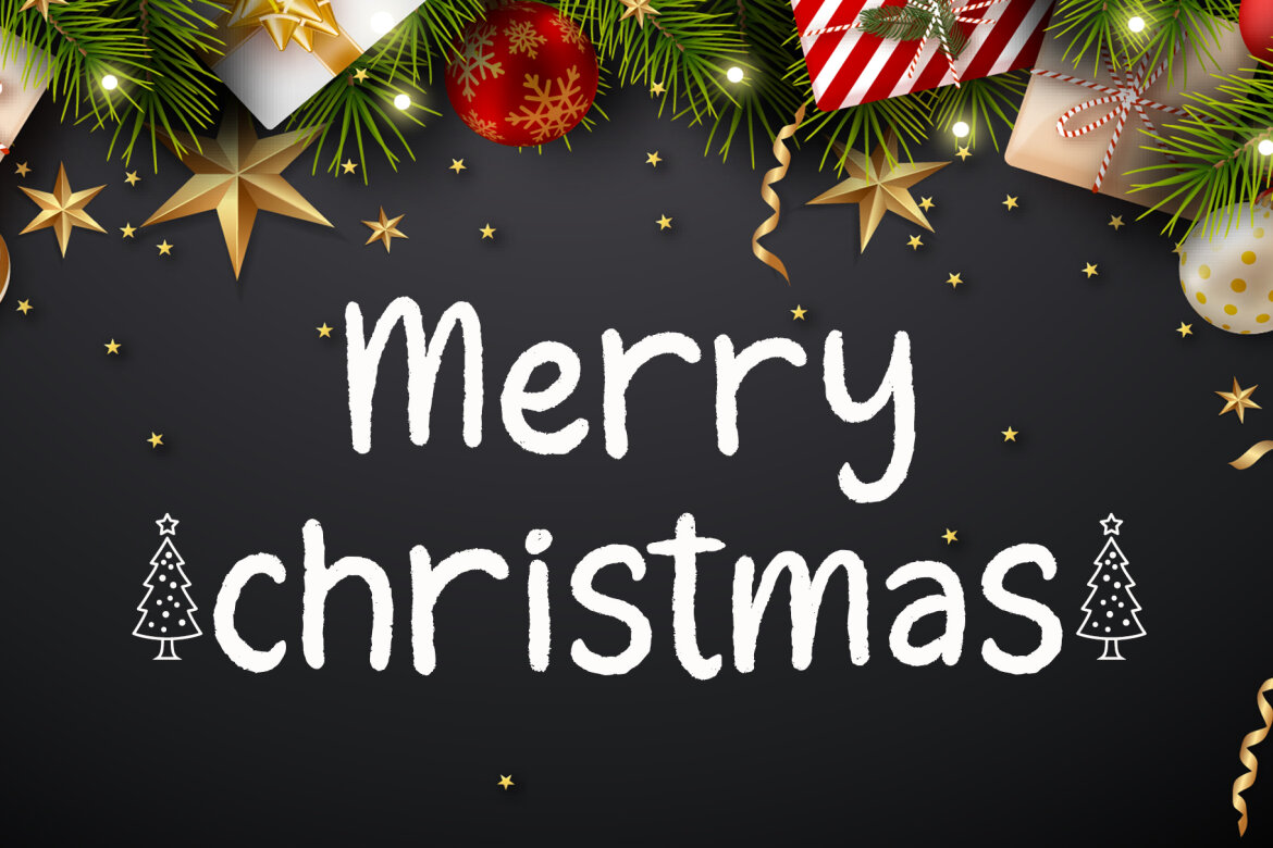 Christmas Chalk FREE Font - view 3