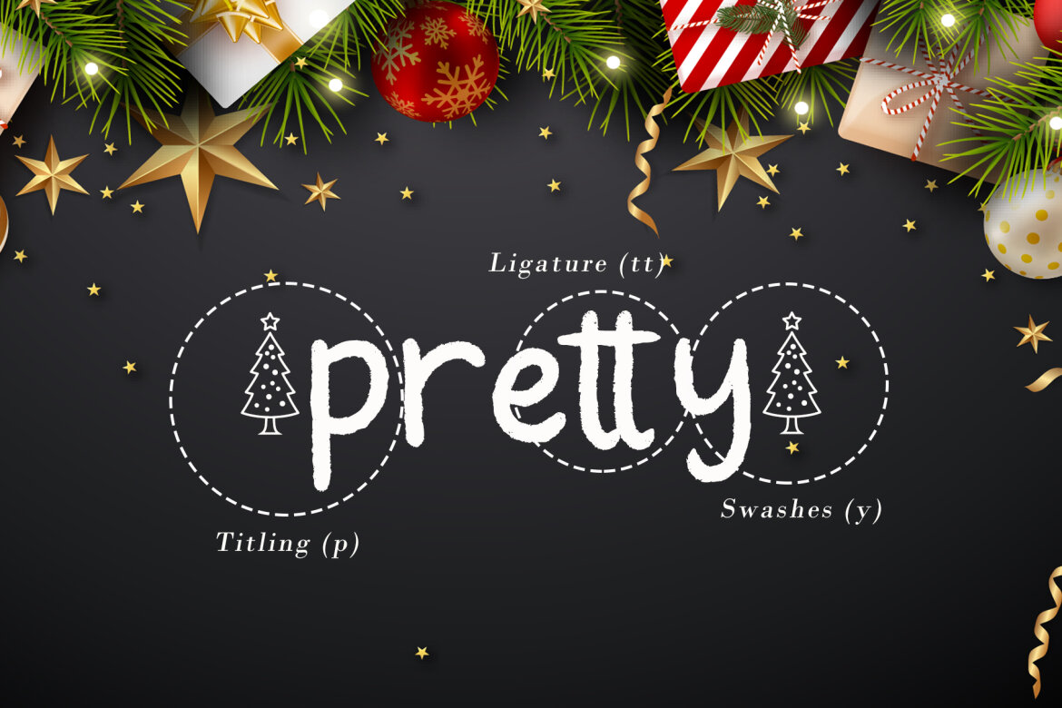 Christmas Chalk FREE Font - view 6