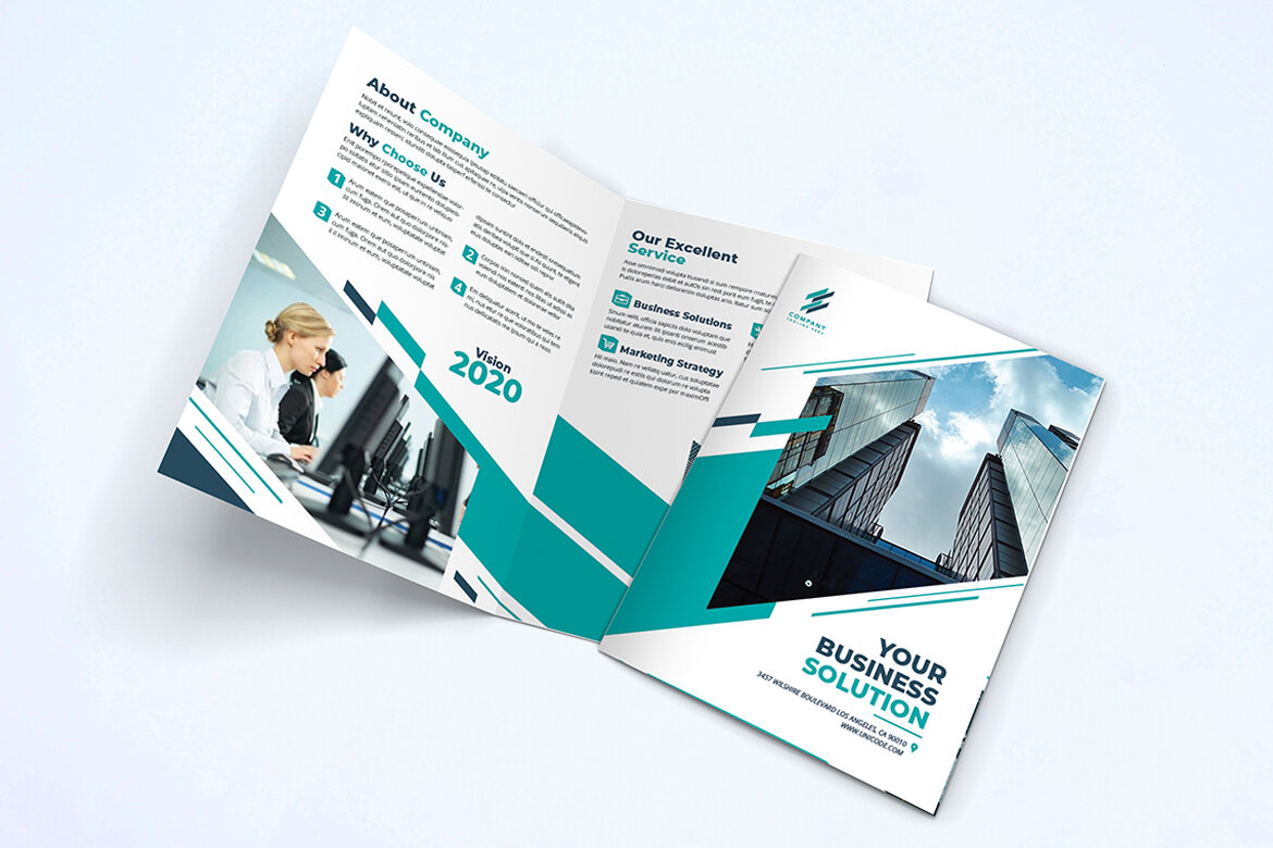 BiFold Business Brochure FREE Template - view 3