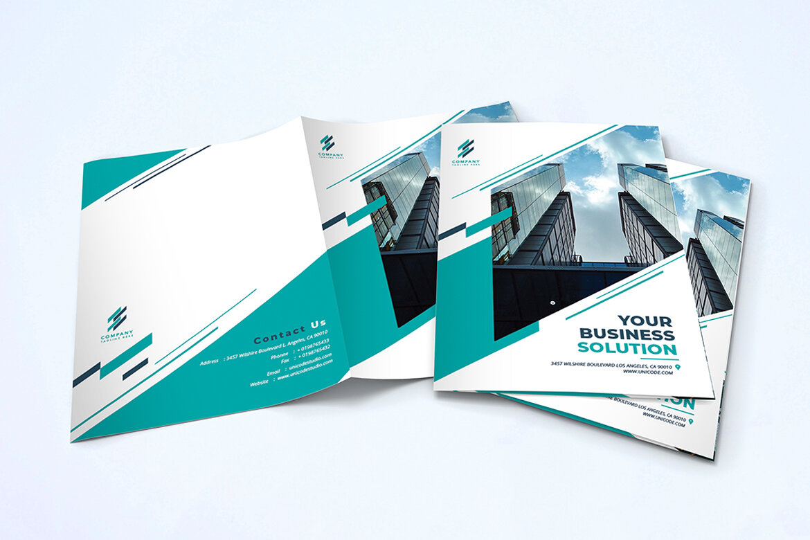 BiFold Business Brochure FREE Template alternate