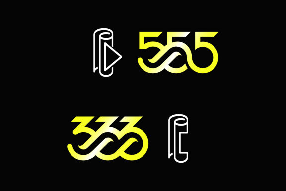 Paper tube 333 555 - Free Logo Shapes