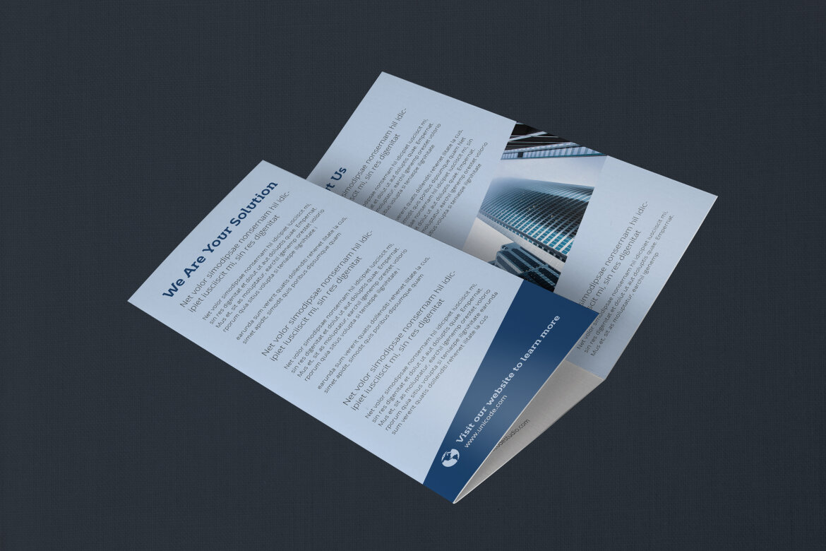 TriFold Business FREE Brochure Template - view 9
