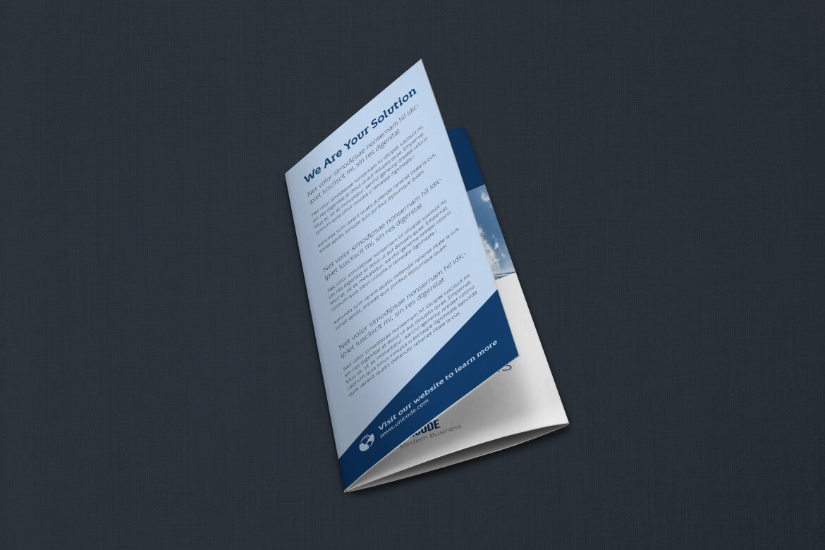 TriFold Business FREE Brochure Template - view 8