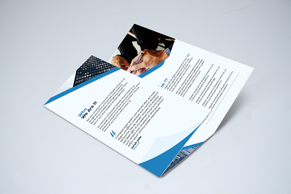 TriFold Business Brochure FREE Template - view 8