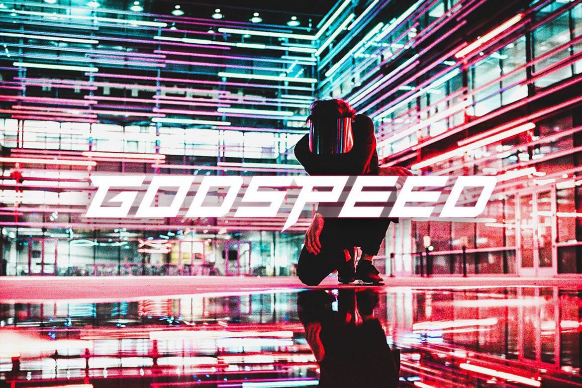 Hermes Futuristic Font - view 3