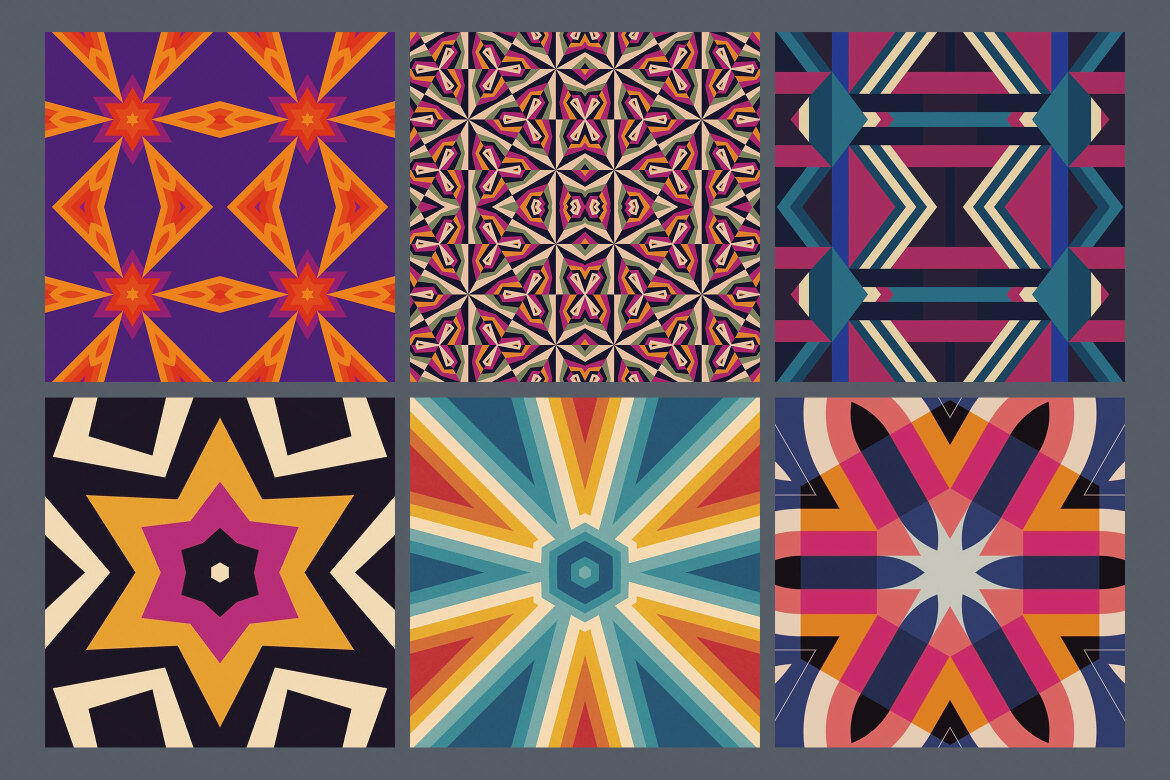 12 FREE Geometric Patterns - view 4