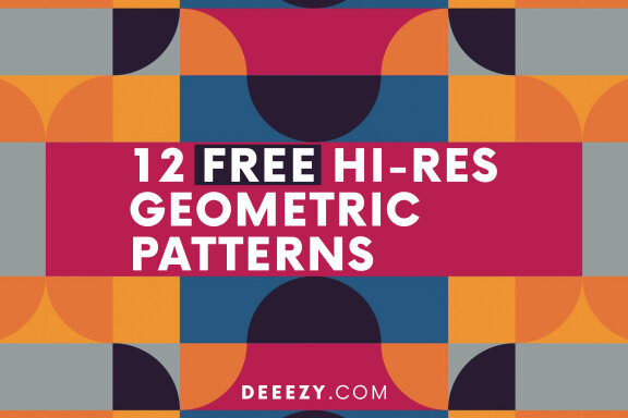 12 FREE Geometric Patterns - view 1