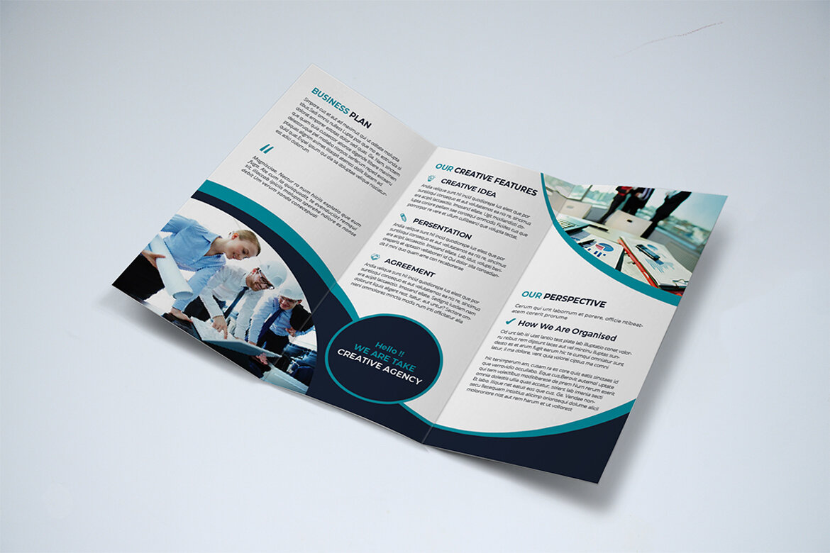 TriFold Business Brochure FREE Template - view 5