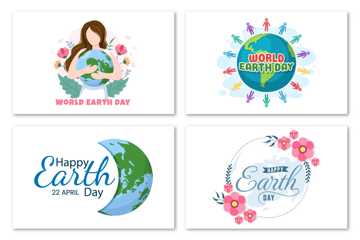 14 Happy Earth Day FREE Illustration - view 4