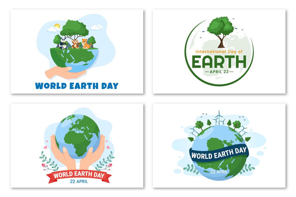 14 Happy Earth Day FREE Illustration - view 3