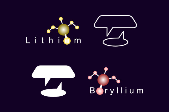 Lithium Beryllium Table chat - Free Logo Shapes - view 1