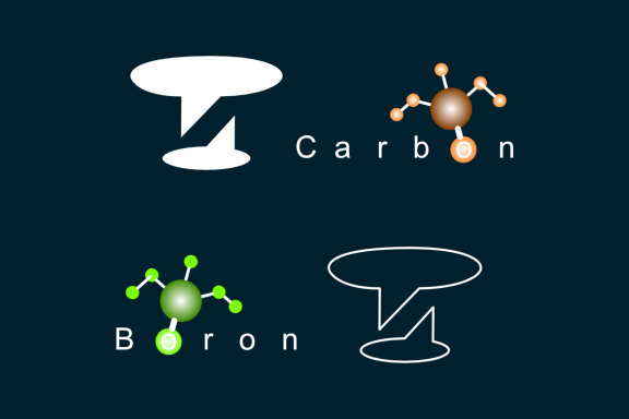 Boron carbon table chat - Free Logo Shapes