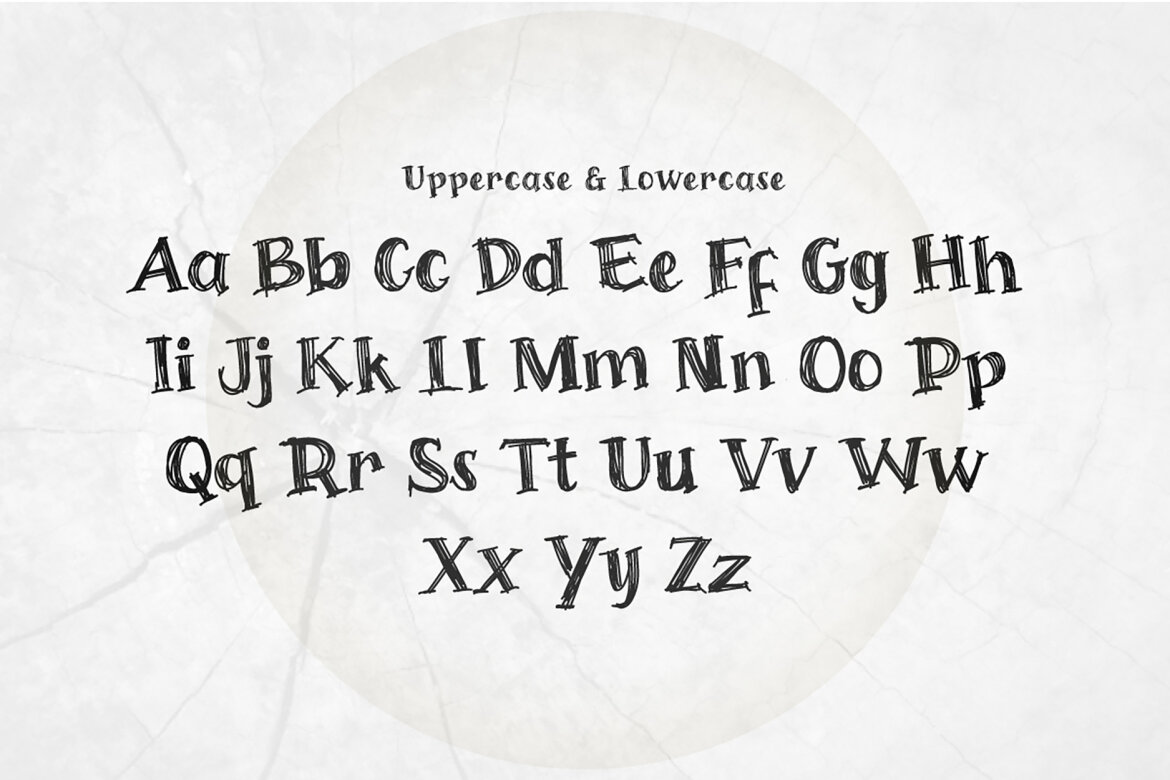 Atalon - A Scratched Free Font alternate