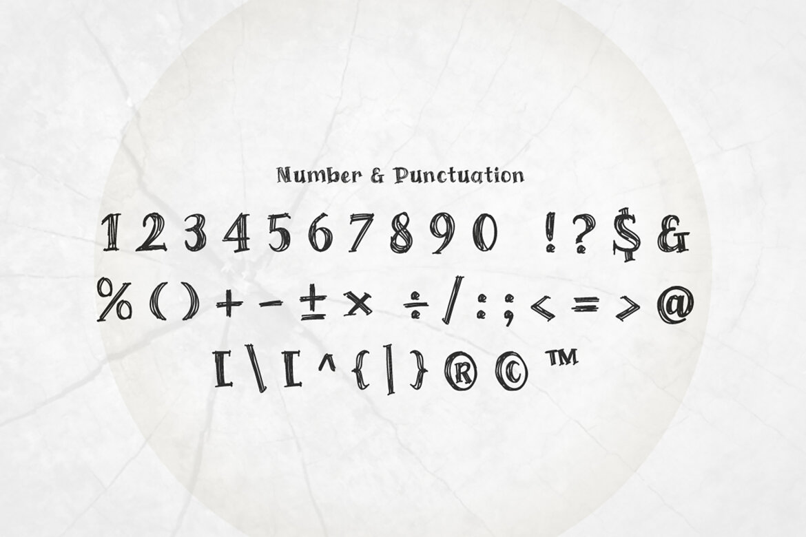 Atalon - A Scratched Free Font - view 3