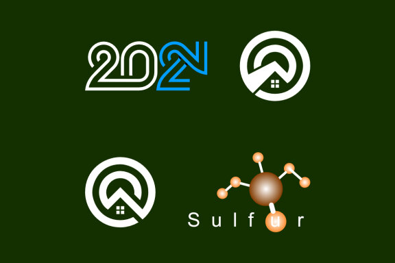 2022 home circle Sulfur - Free Logo Shapes