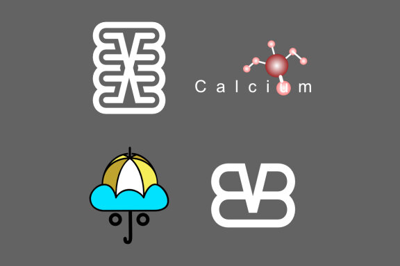 X tall VB hat calcium atom - Free Logo Shapes