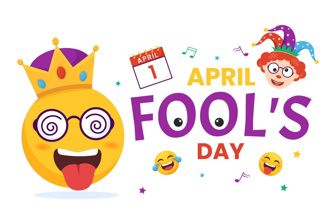 15 Happy April Fools Day FREE Illustration alternate