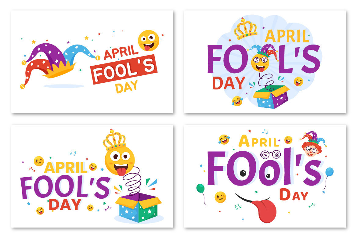 15 Happy April Fools Day FREE Illustration - view 3
