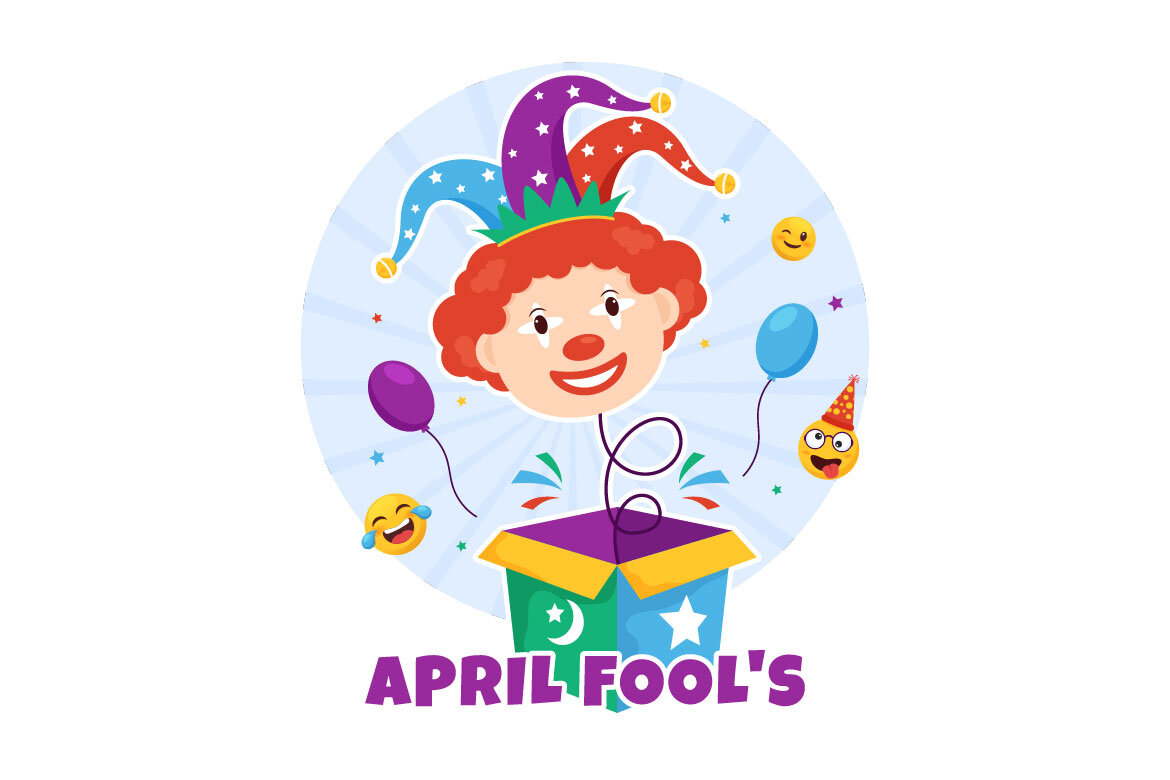 15 Happy April Fools Day FREE Illustration - view 5