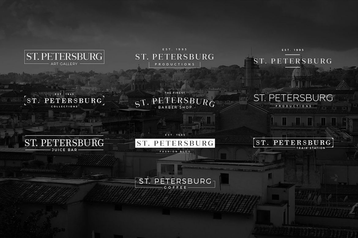10 Minimalist Logo - St. Petersburg alt