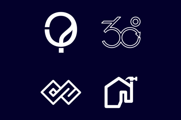 02 q question 360 outline repair home - Free Logo Shapes