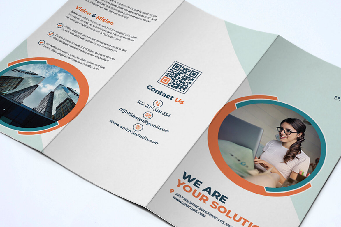 TriFold FREE Business Brochure Template - view 5