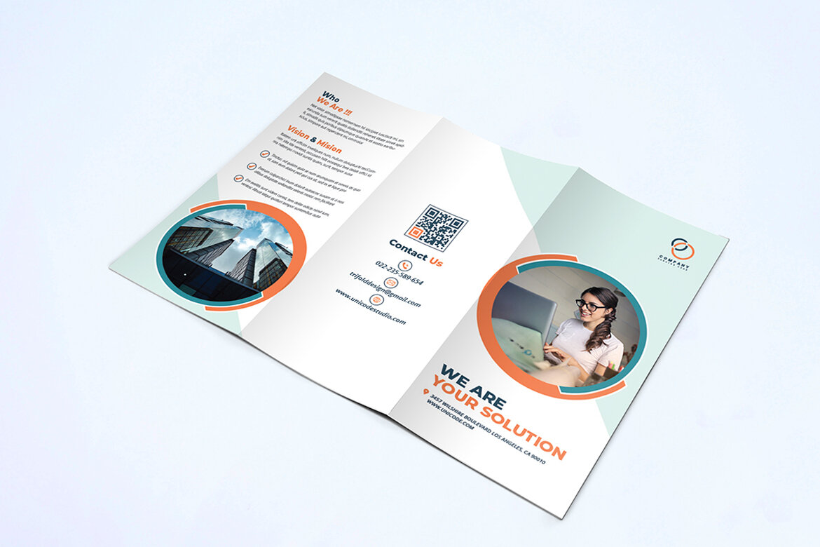 TriFold FREE Business Brochure Template - view 4