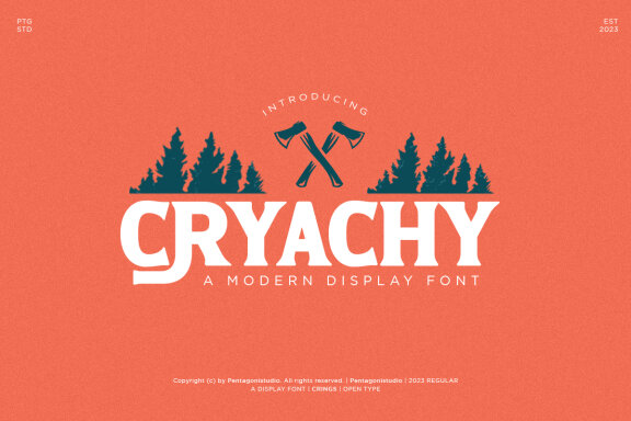 Cryachy | Free DEMO Serif Font