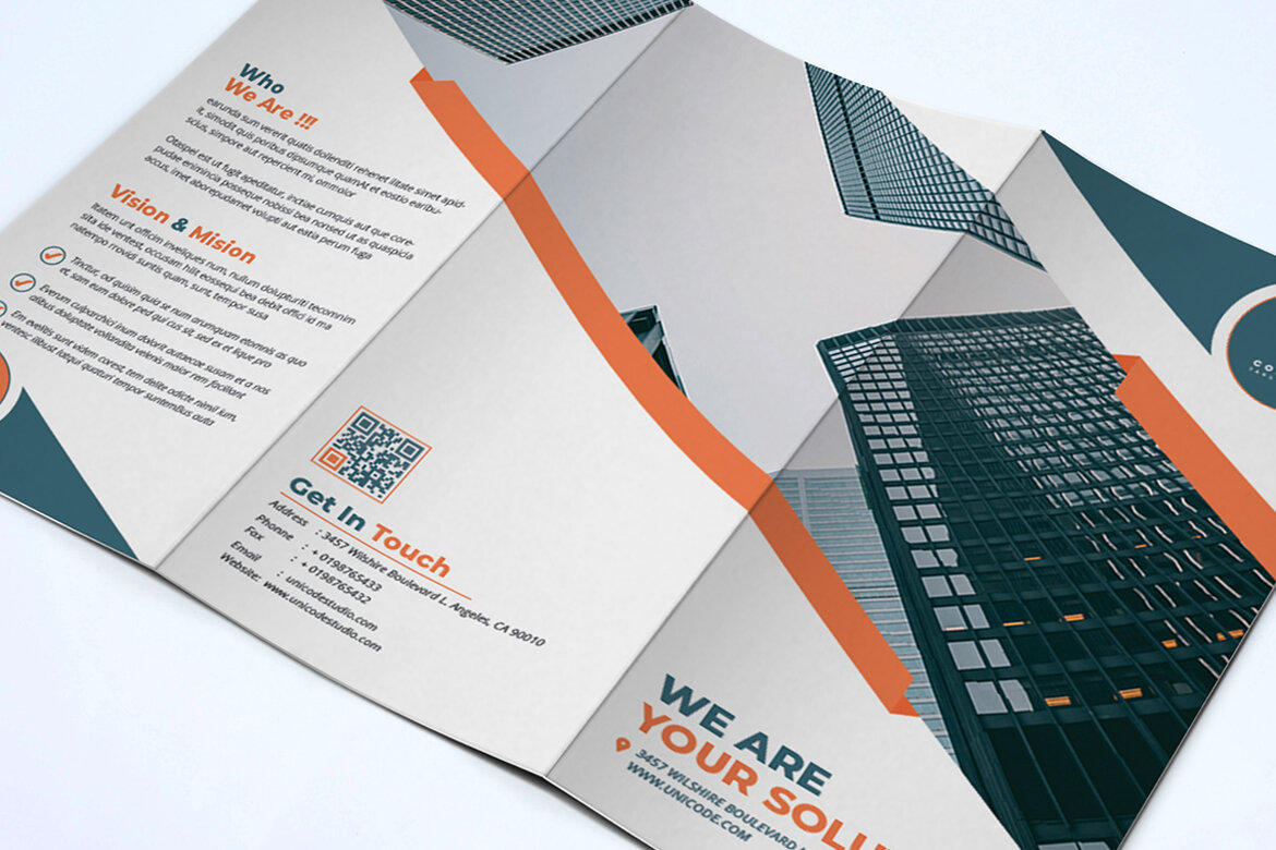 TriFold FREE Business Brochure Template - view 6