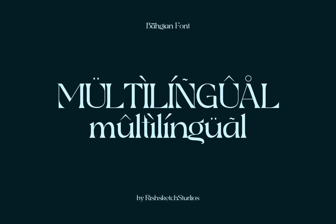 Bahgian FREE Serif - view 11