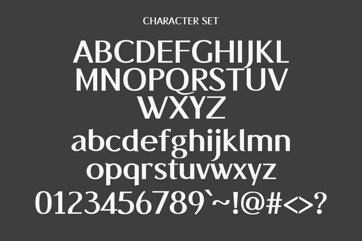 Abigar Fashion Semi Serif FREE Font - view 8