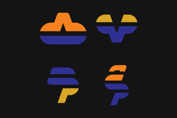 db qp sP aP - Free Logo Shapes