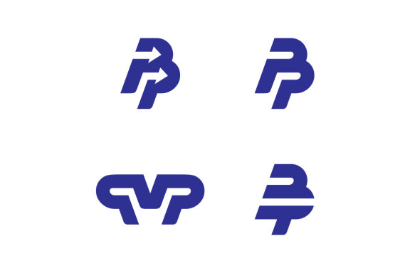 PP arrows BP Q M P - Free Logo Shapes